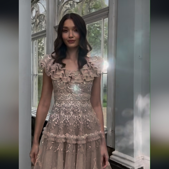 BHLDN Needle & Thread Everthine Dress size US 4 $969 - Picture 8 of 12